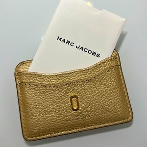 Marc Jacobs GOLD Snapshot Card Case